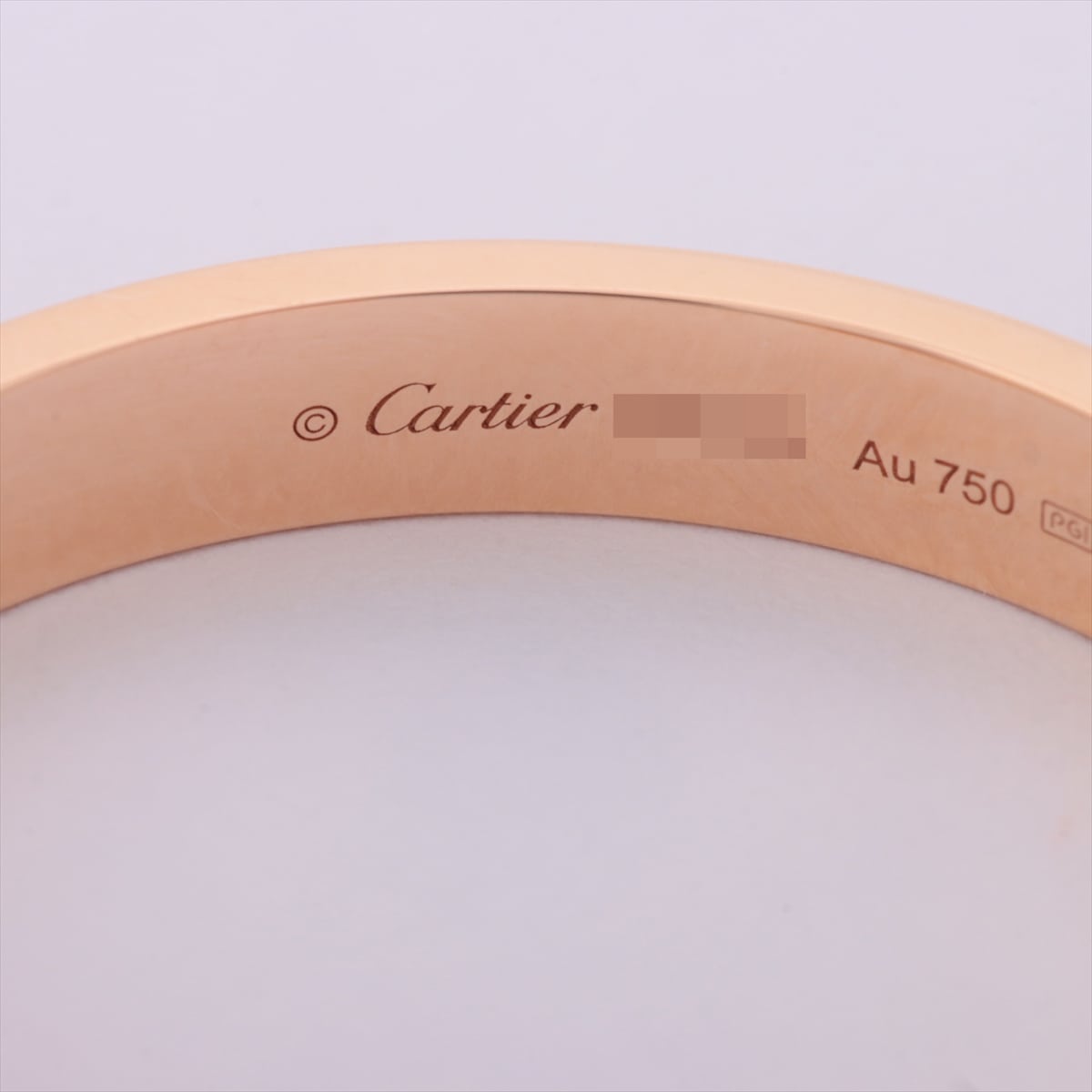 Cartier Love Pavé diamond Piercing jewelry 750(PG) 8.9g