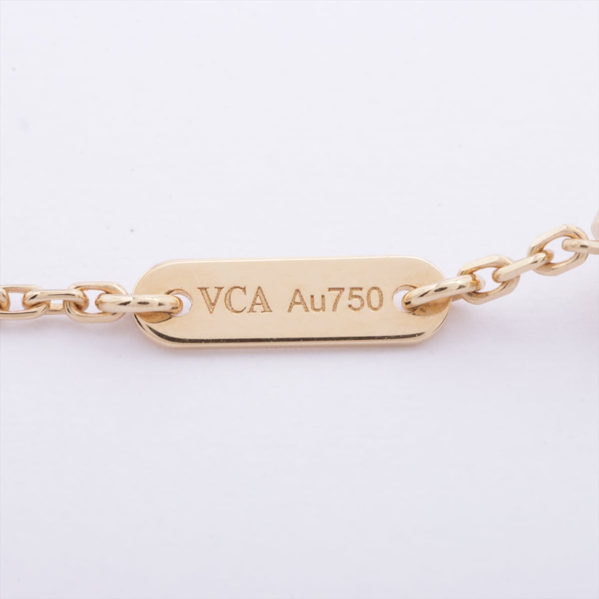 Van Cleef & Arpels Sweet Alhambra Papillon shells Bracelet 750(YG) 1.9g