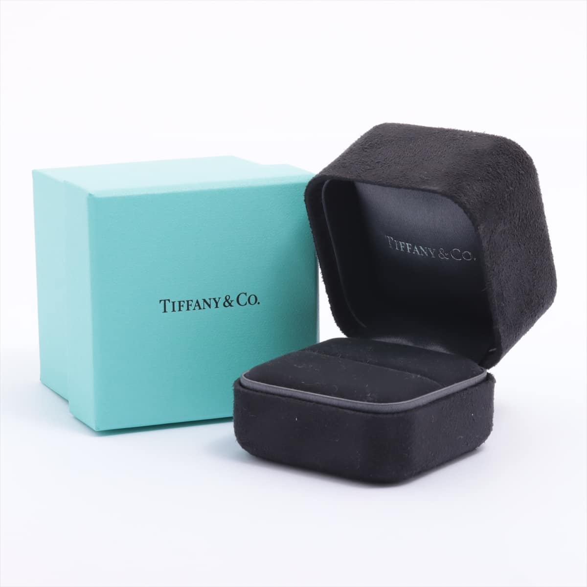 Tiffany T Wire diamond rings 750(YG) 2.5g