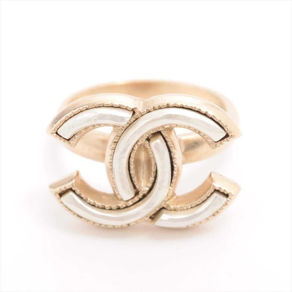 Chanel Coco Mark A15B rings GP Champagne Gold