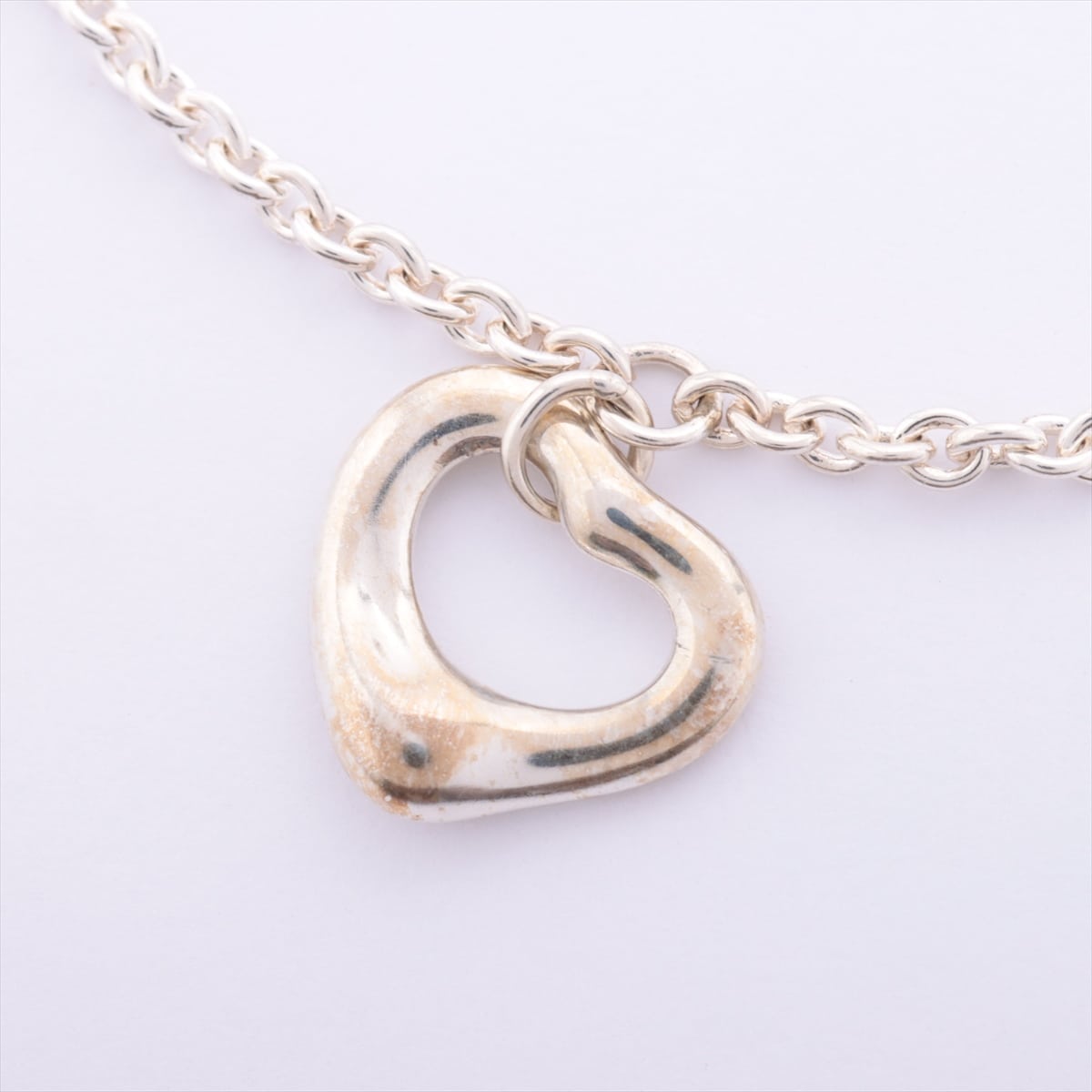 Tiffany Open Heart Bracelet 925 2.5g Silver