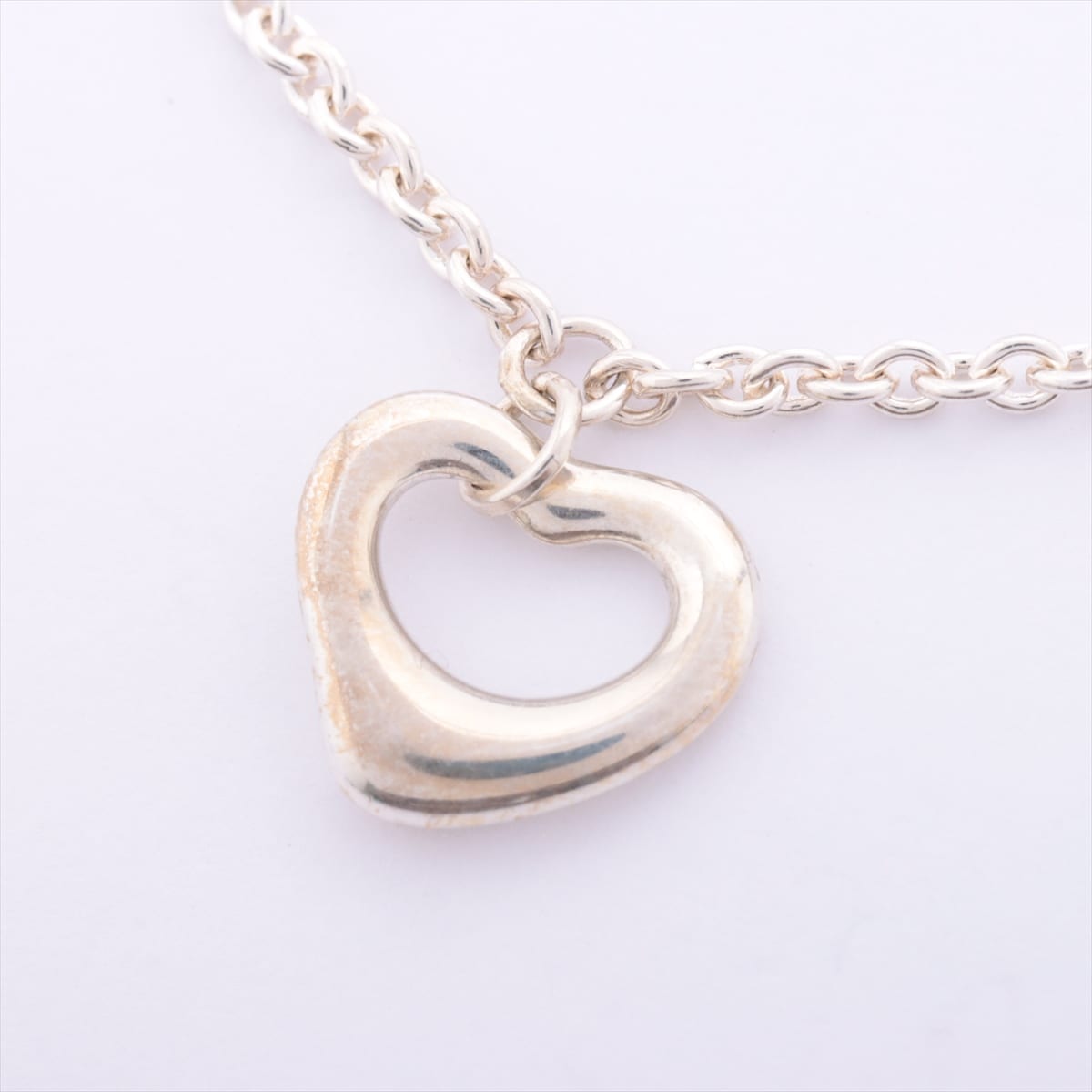 Tiffany Open Heart Bracelet 925 2.5g Silver