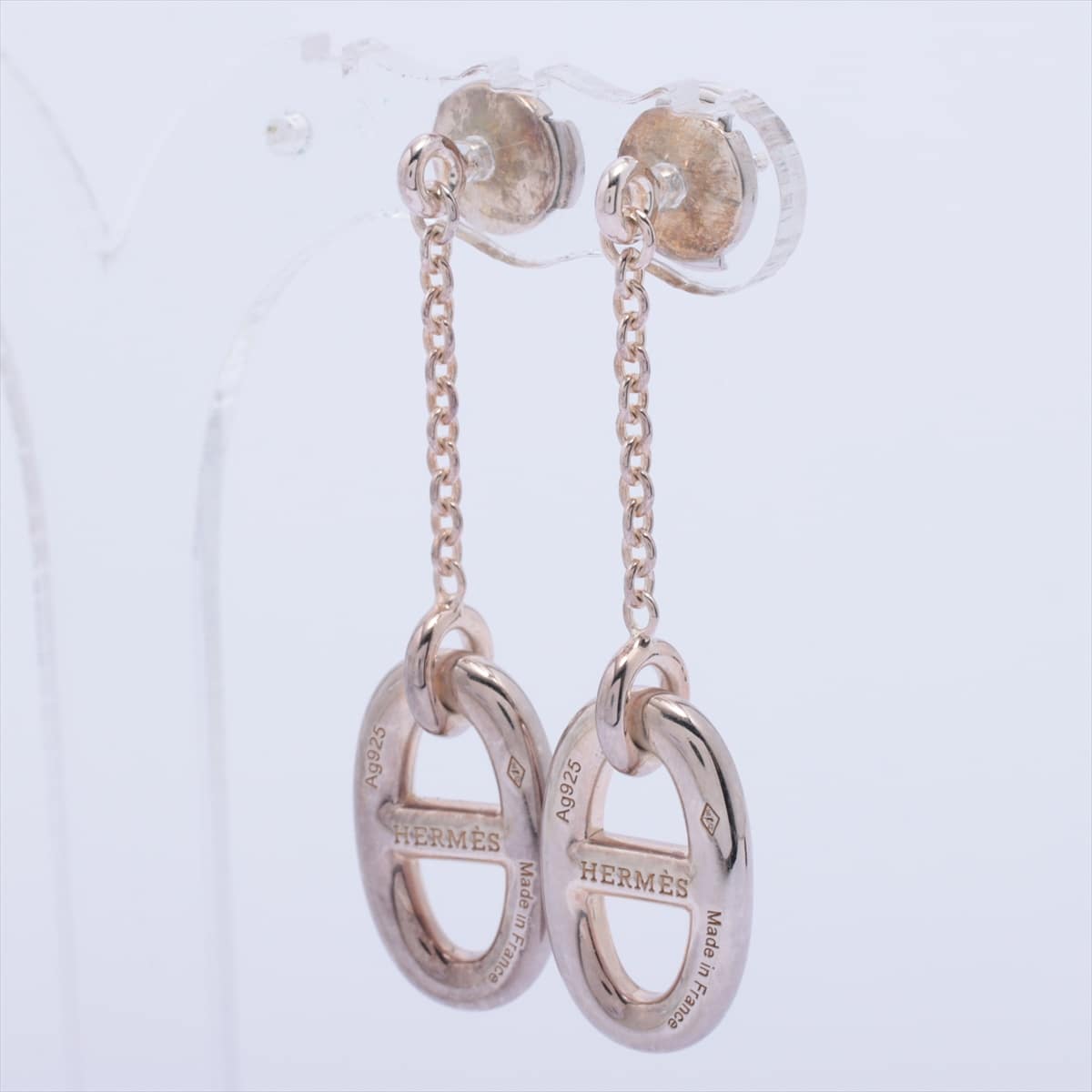 Hermès Chaîne d'Ancre Farandole Piercing jewelry (for both ears) 925 6.6g Silver