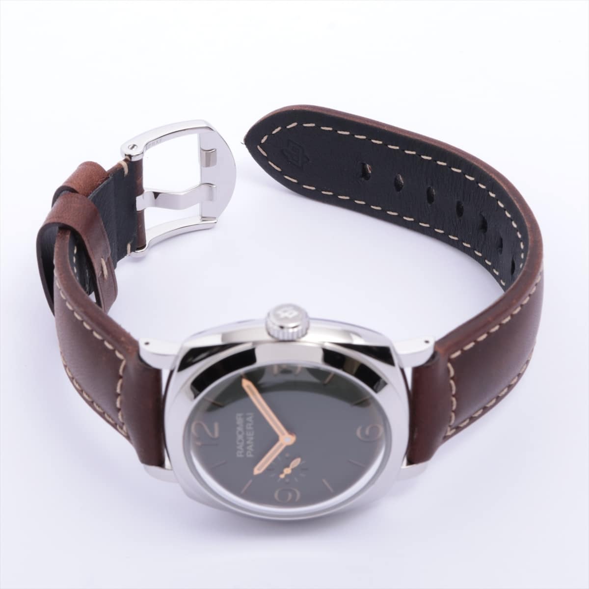 Panerai Radiomir PAM00995 SS & leather AT Green-Face