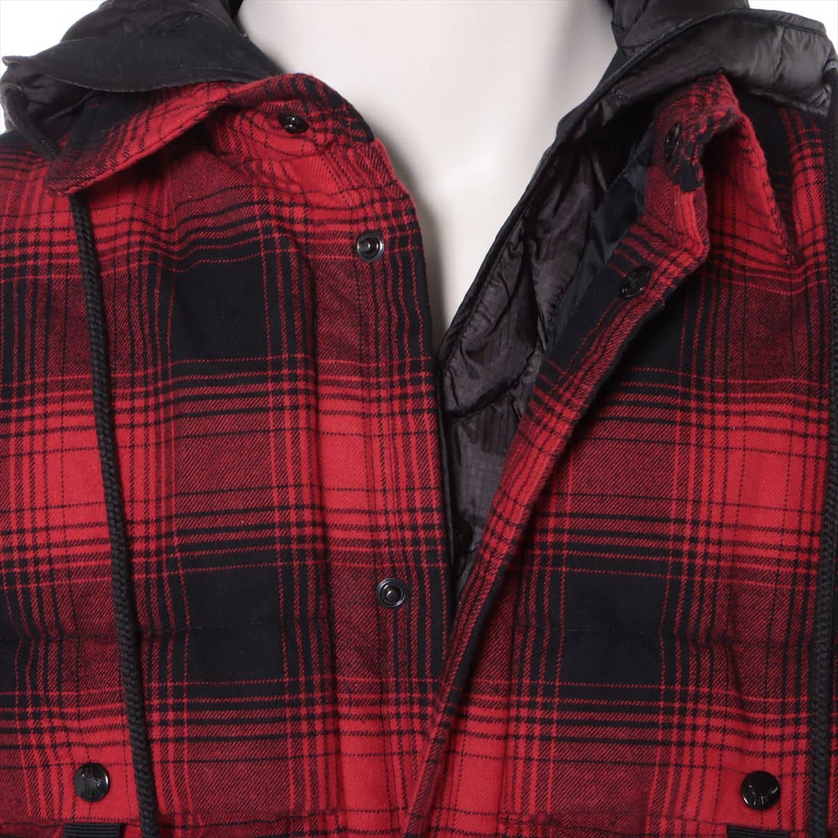 Moncler Genius Fragment DANVER 20 years Cotton & nylon Down jacket 1 Men's Red  Hiroshi Fujiwara Removable hood