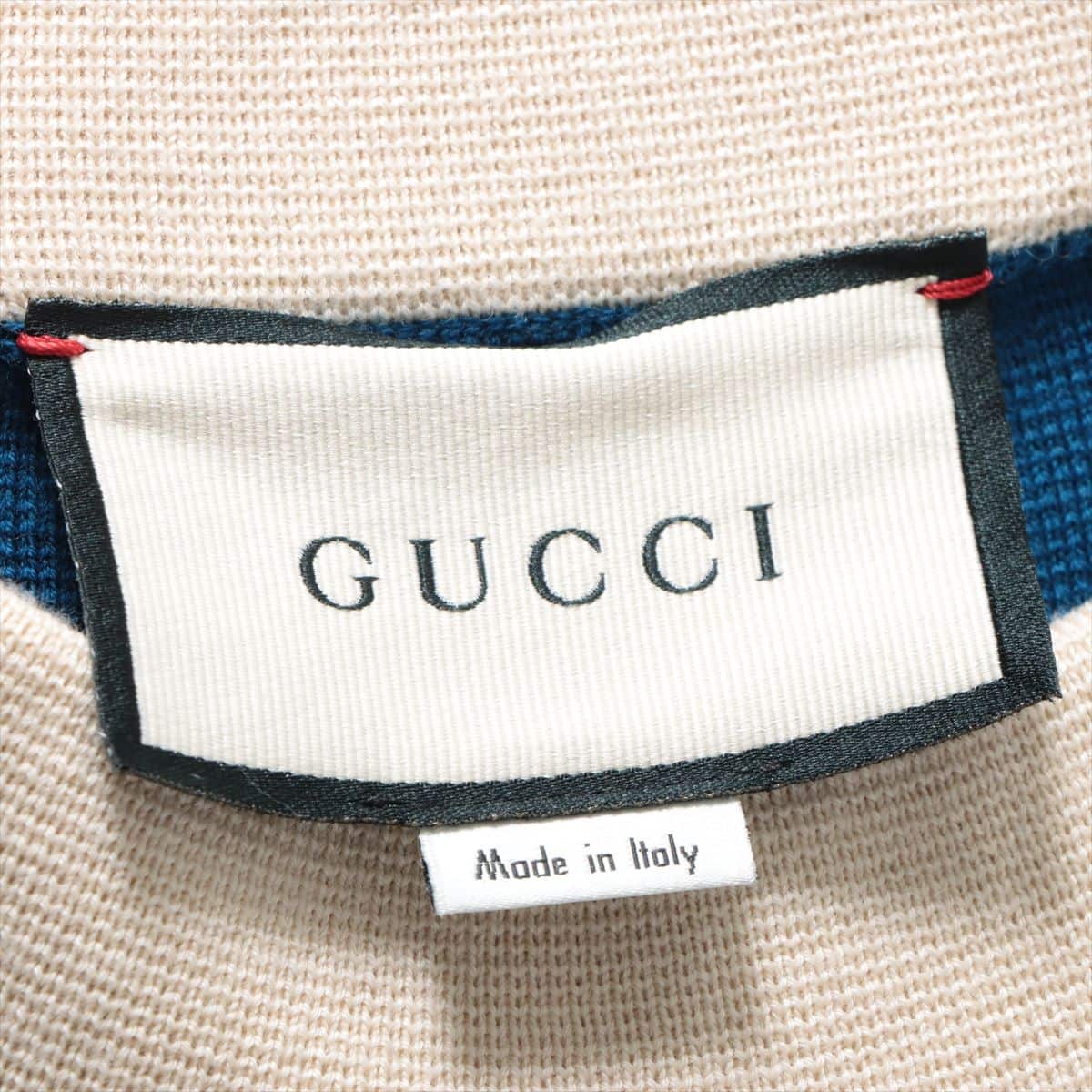 Gucci Interlocking G Wool & polyester Knit dress M Ladies' Blue  606015