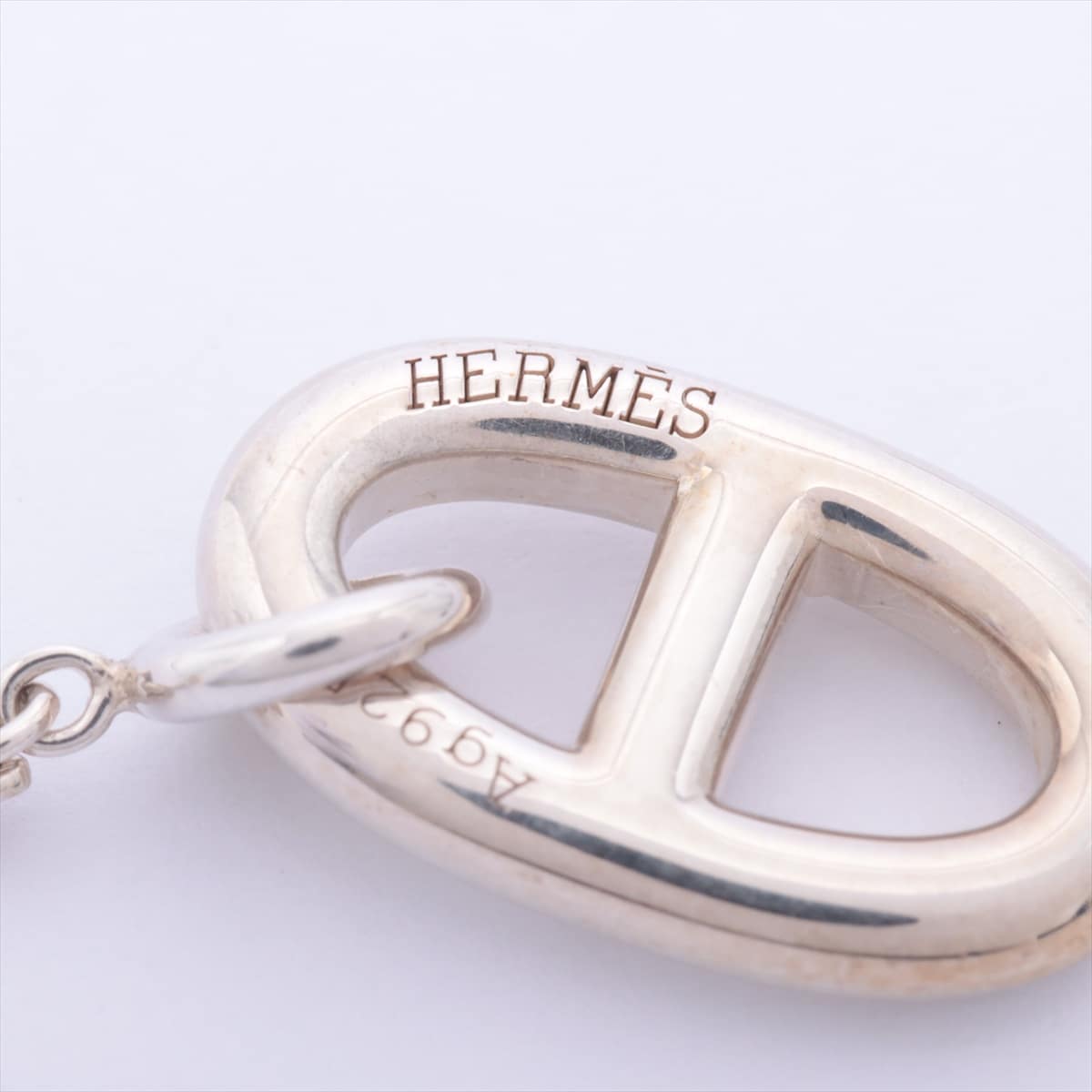 Hermès Chaîne d'Ancre Piercing jewelry (for both ears) 925 6.8g Silver