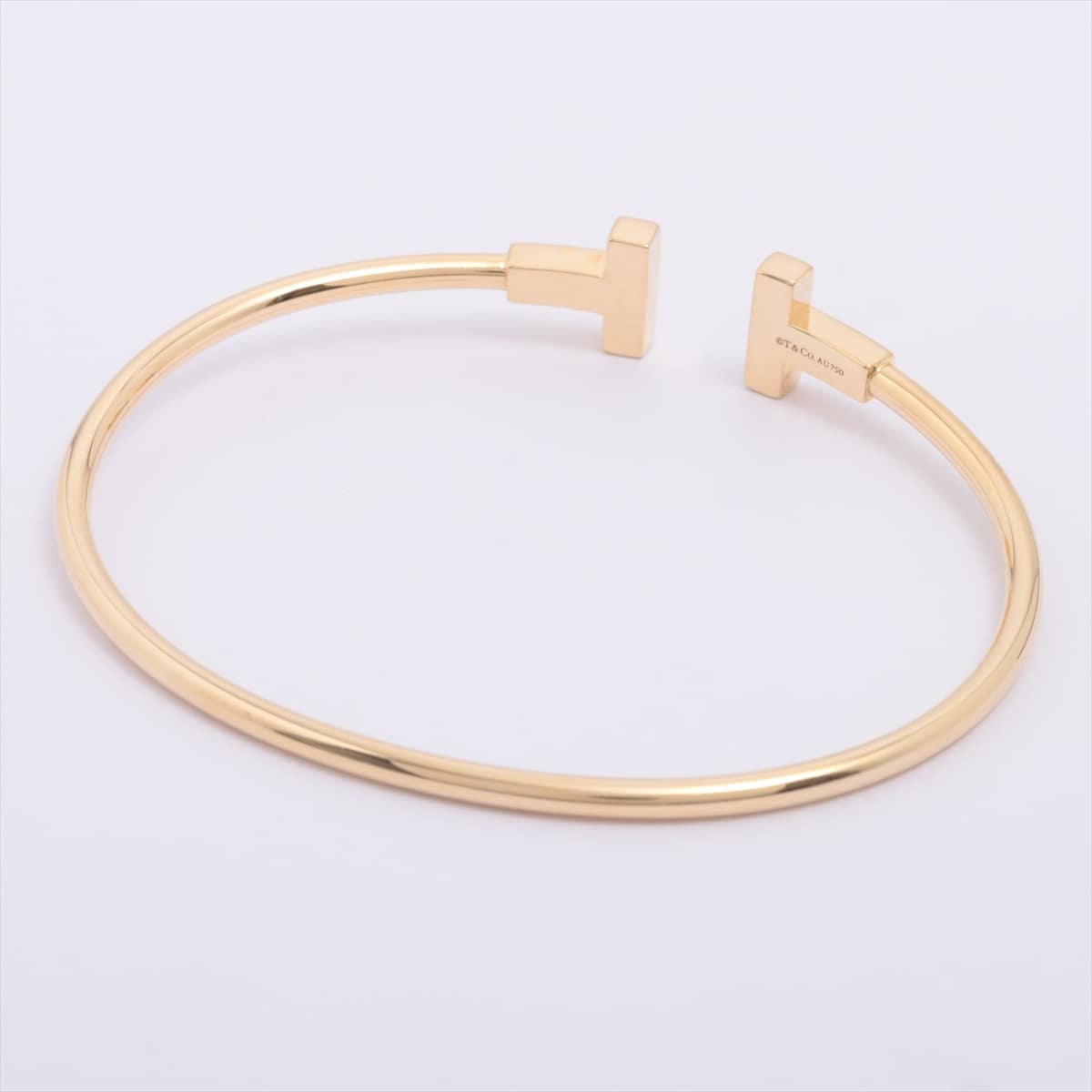 Tiffany T Wire Bracelet 750(YG) 9.0g