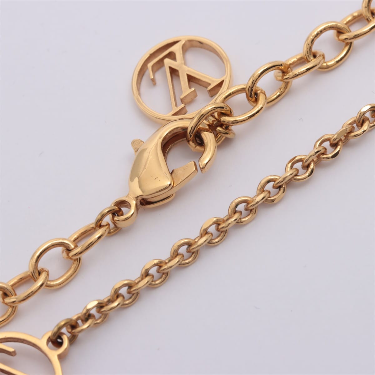 Louis Vuitton M64855 Collier Blooming OB1129 Necklace GP Gold