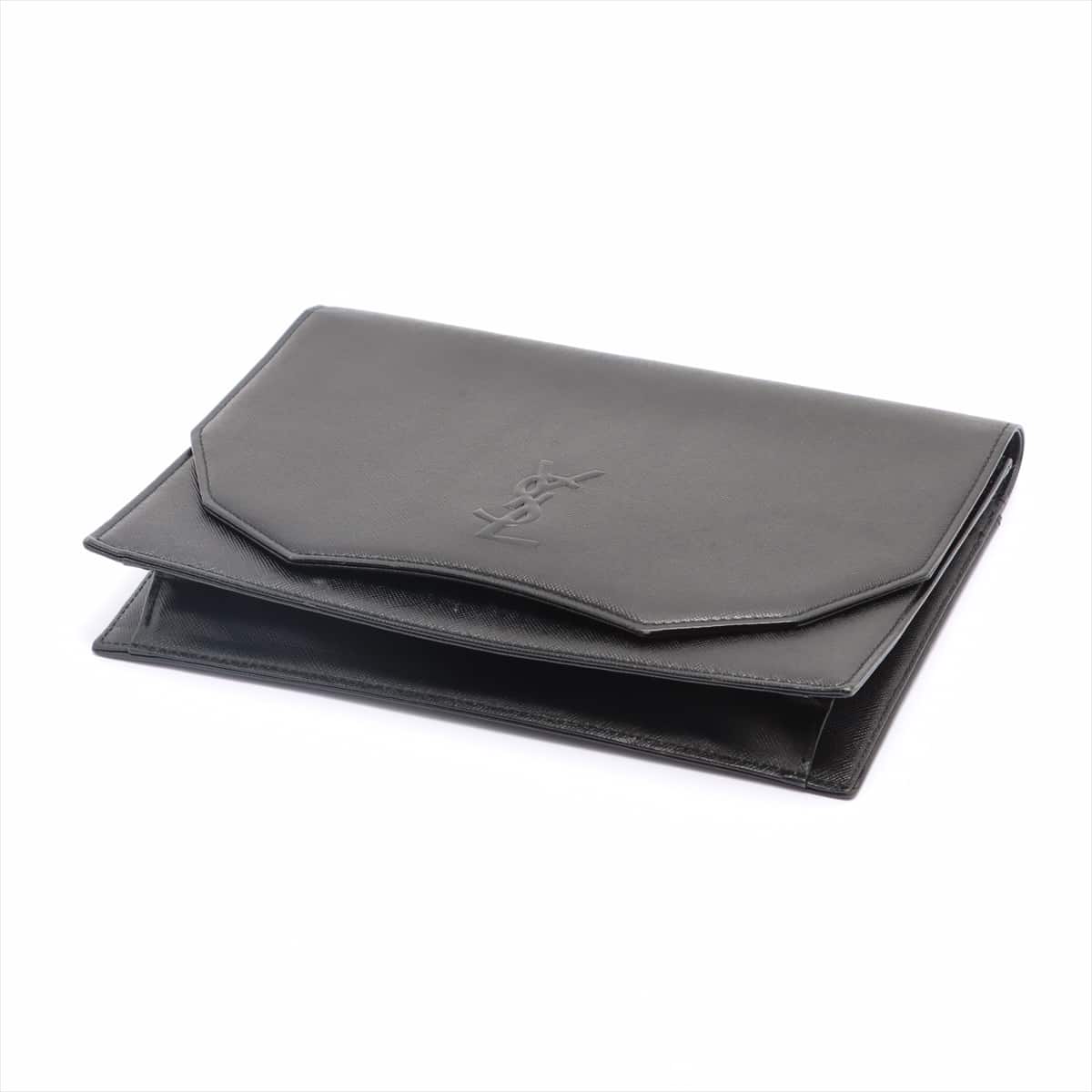 Yves Saint-Laurent Leather Clutch bag Black
