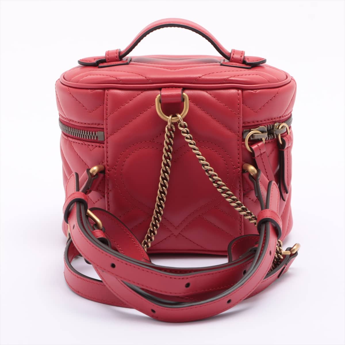 Gucci GG Marmont Leather Backpack Red 598594