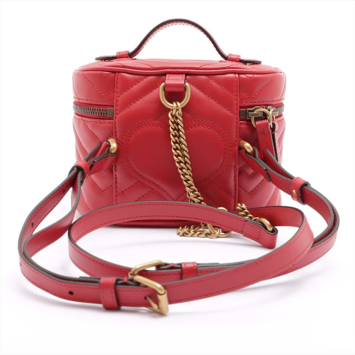 Gucci GG Marmont Leather Backpack Red 598594