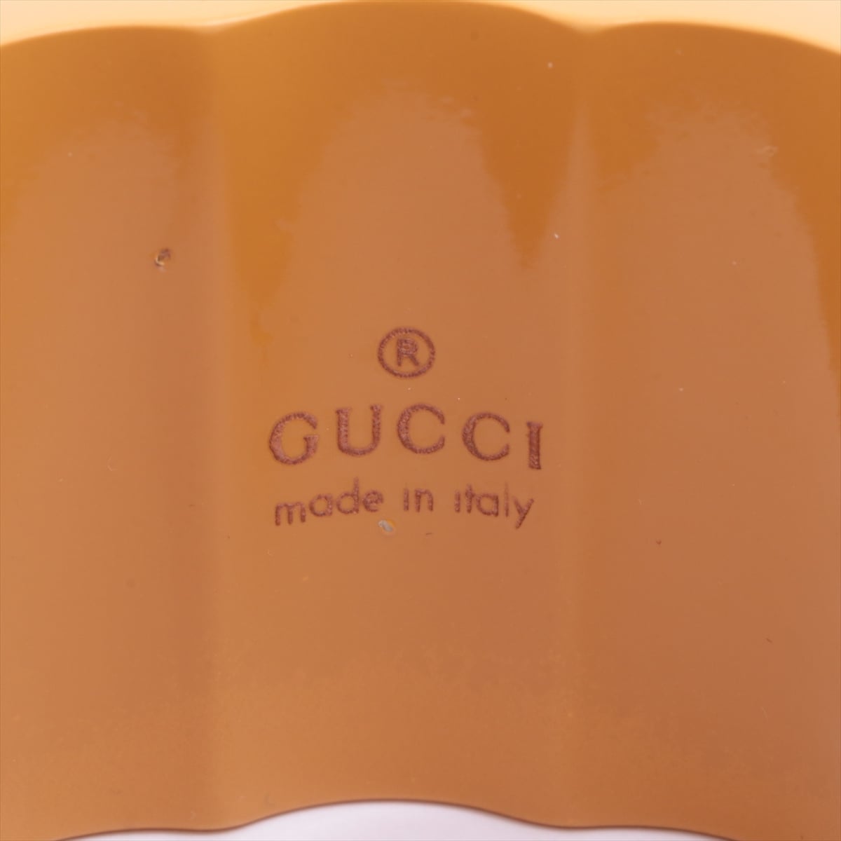 Gucci Bangle Plastic mustard