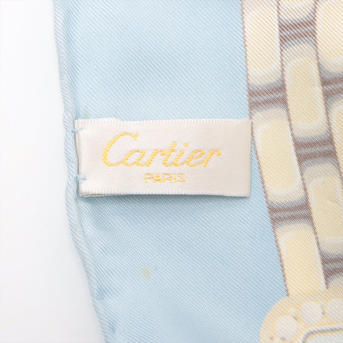 Cartier Panthère Scarf Wool & silk Blue