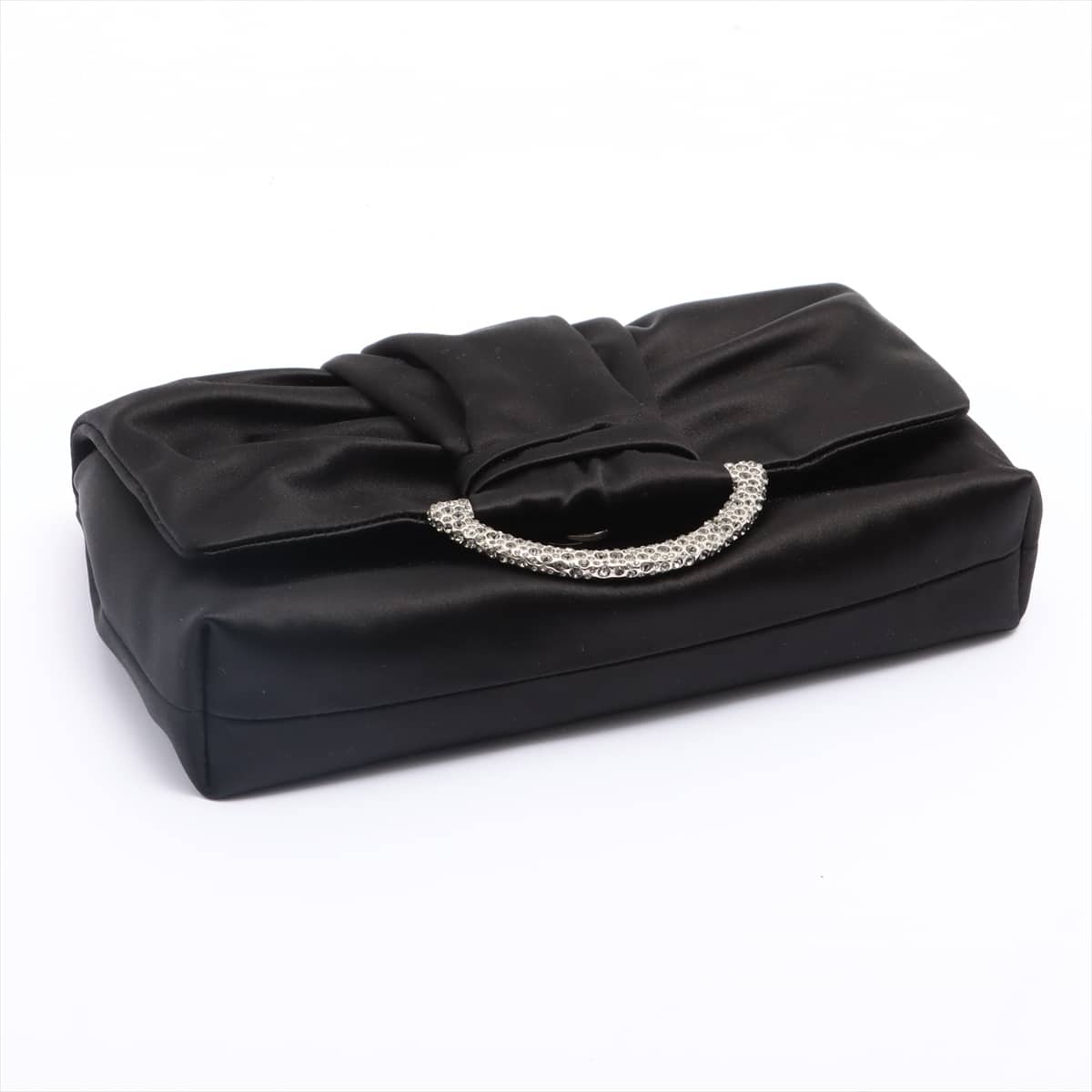 Christian Dior Satin Clutch bag Black
