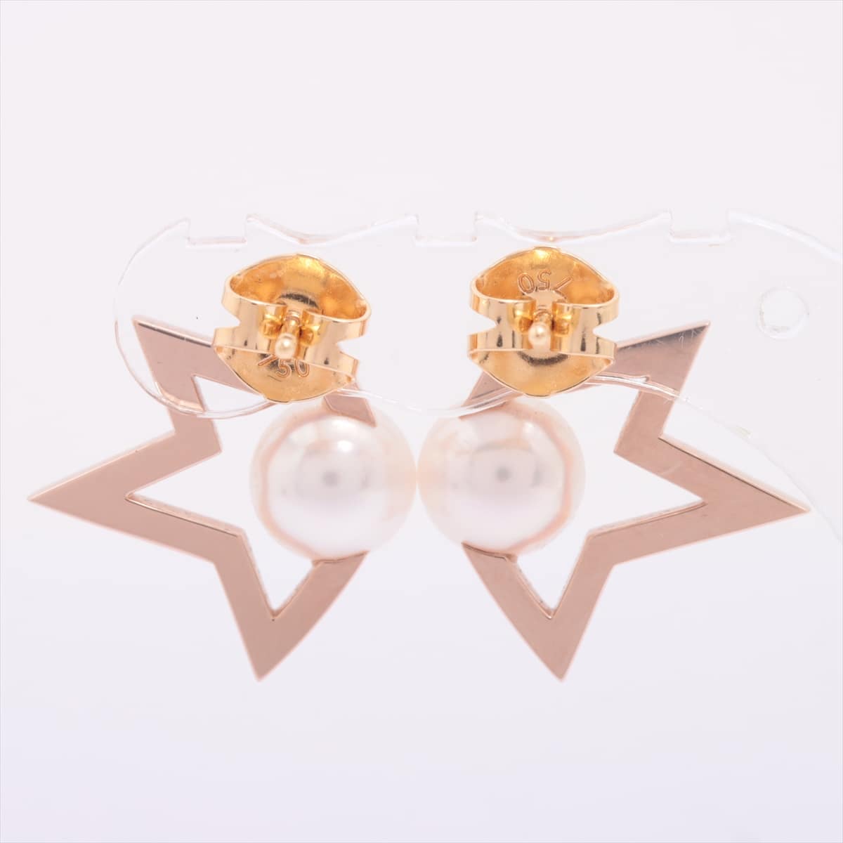 TASAKI Comet pluses Pearl Piercing jewelry 750(YG×PG) 5.9g about 7.5mm