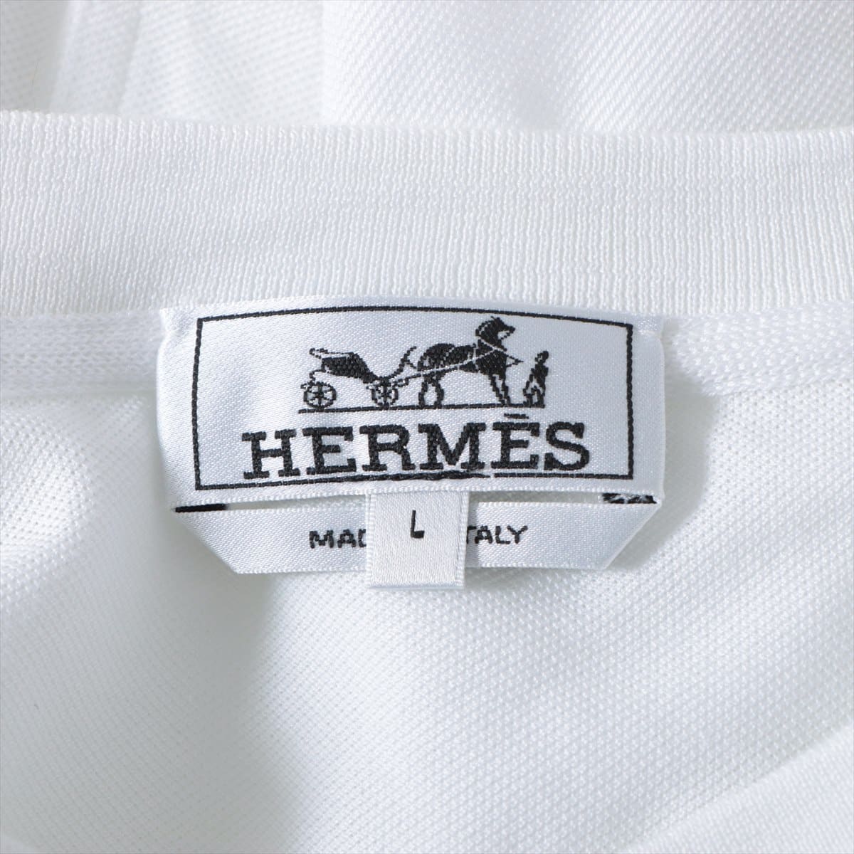 Hermès Cotton T-shirt L Men's White