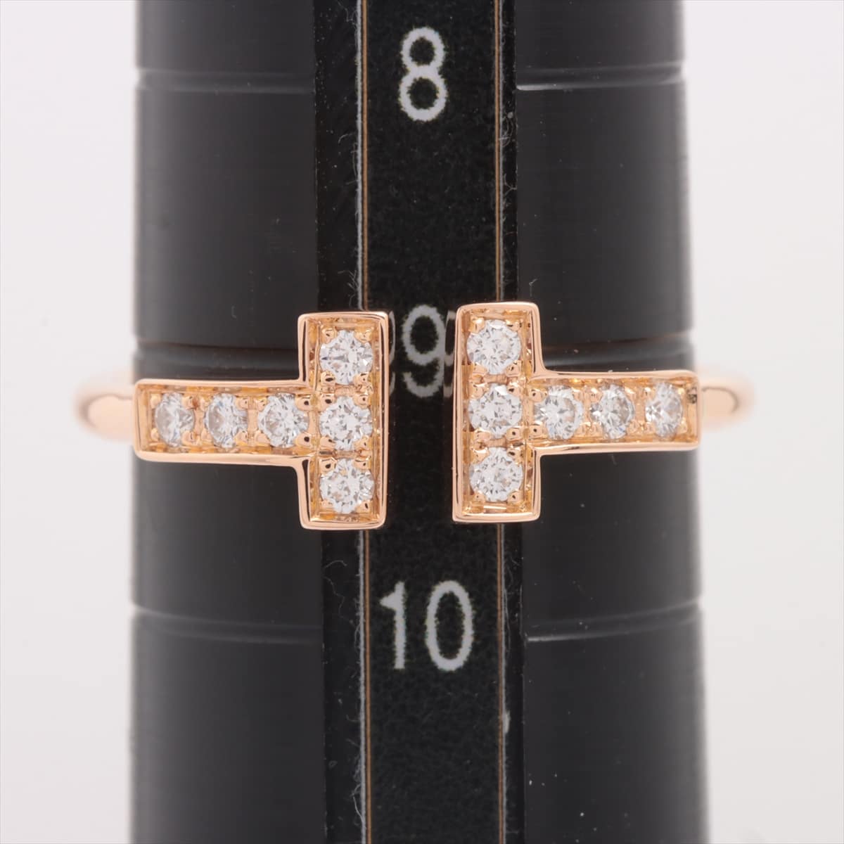 Tiffany T Wire diamond rings 750(PG) 2.5g