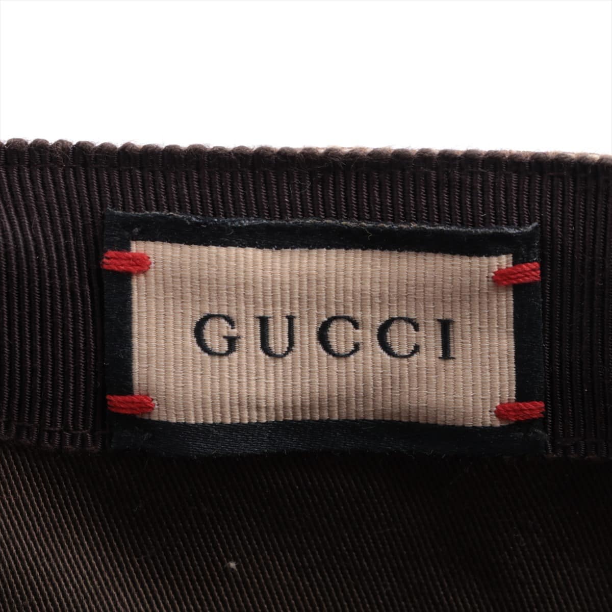 Gucci 200035 GG Canvas Cap 58 Cotton & nylon Brown