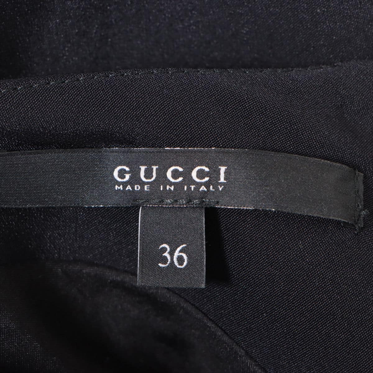 Gucci 09 Silk Dress 36 Ladies' Black  Bijou 228326