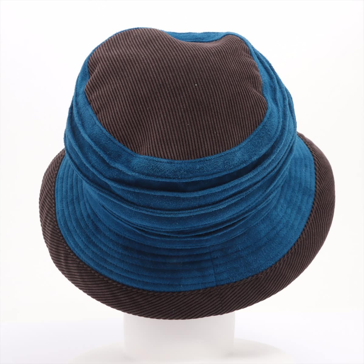 Hermès buckets Hat Corduroy Blue