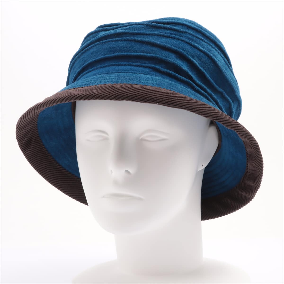 Hermès buckets Hat Corduroy Blue