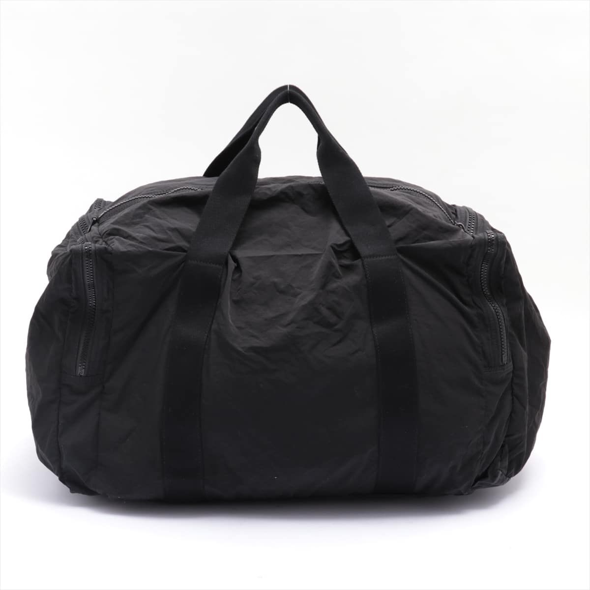 Bottega Veneta Intrecciato Nylon & leather 2way handbag Black