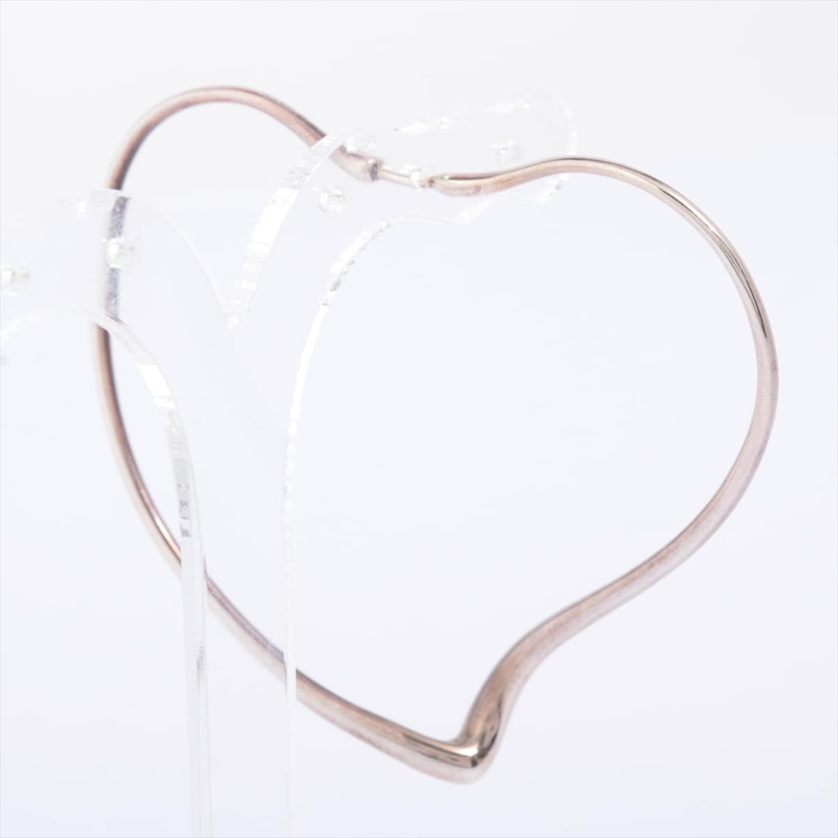 Tiffany Open Heart Hoop Piercing jewelry (for one ear) 925 5.4g Silver