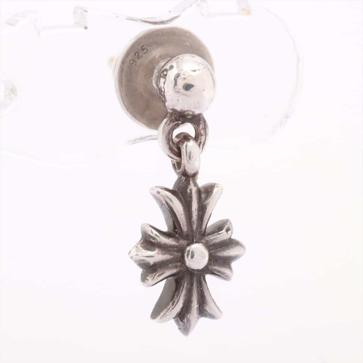 Chrome Hearts Tiny E CH plus Piercing jewelry (for one ear) 925×14K 1.2g With invoice