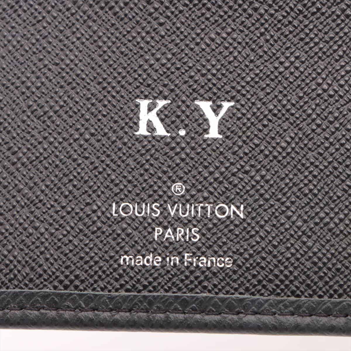 Louis Vuitton Taiga Agenda PM R20426 Black