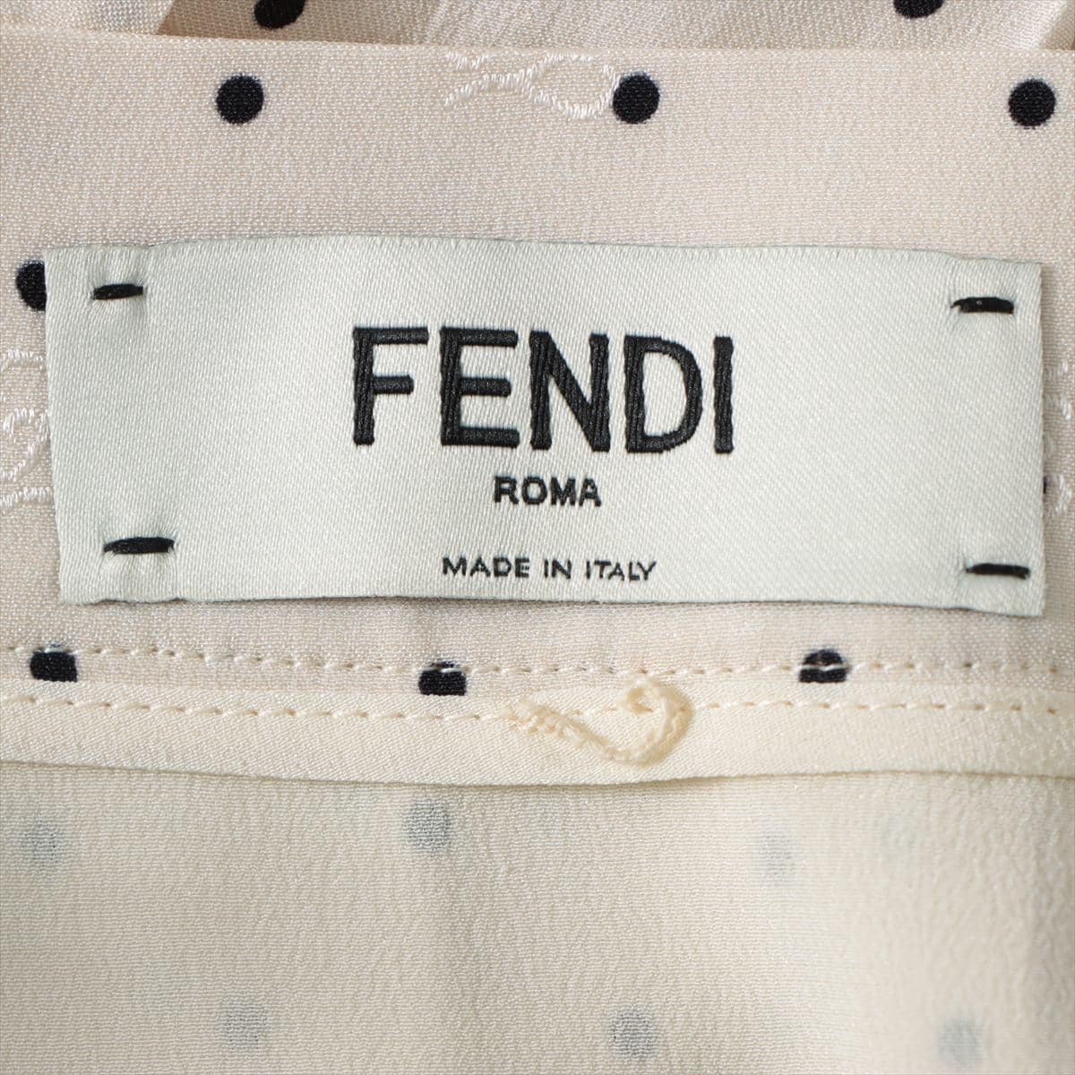 Fendi 21 years Silk Skirt 36 Ladies' Ivory