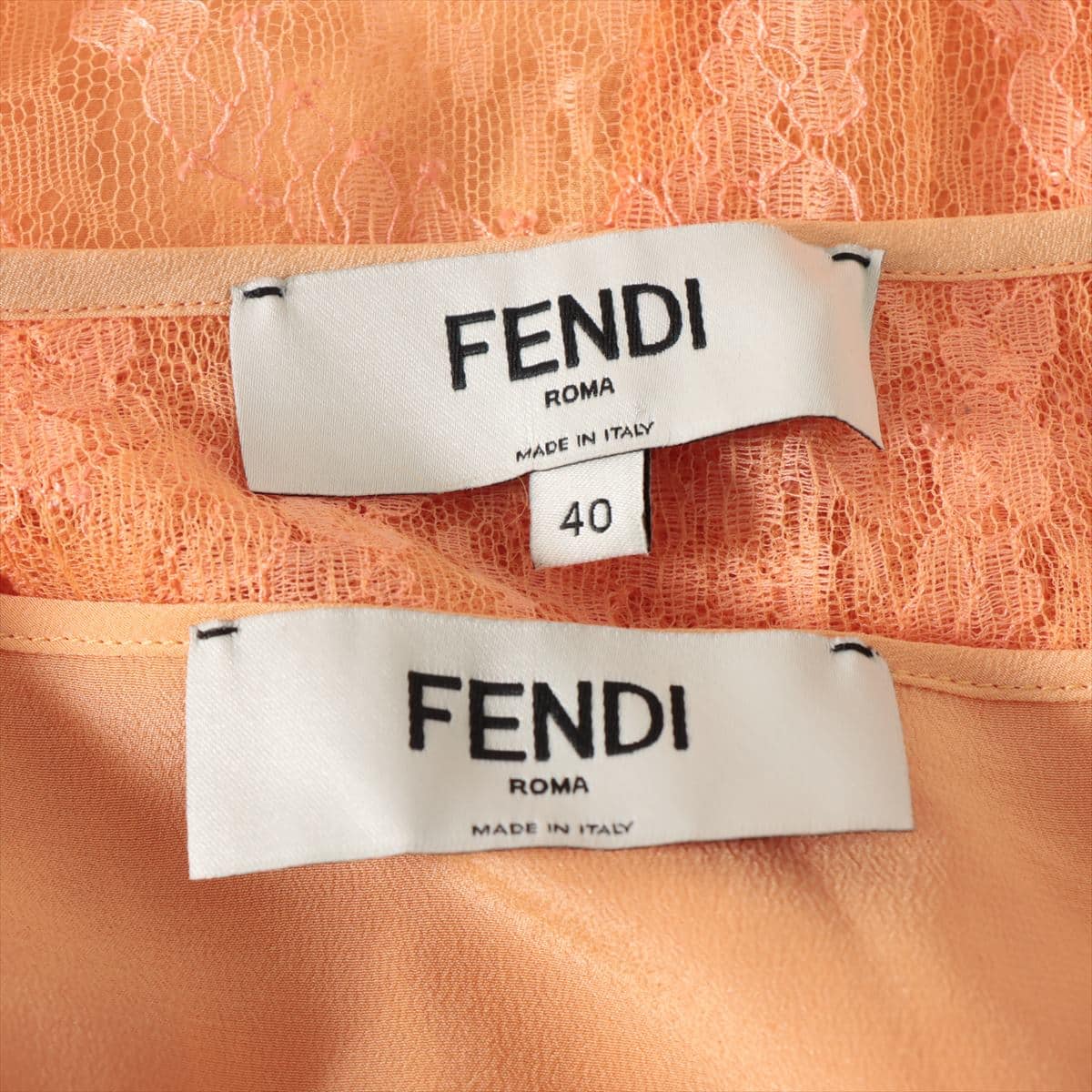 Fendi 20 years racing Skirt 40 Ladies' Orange  FQ7167