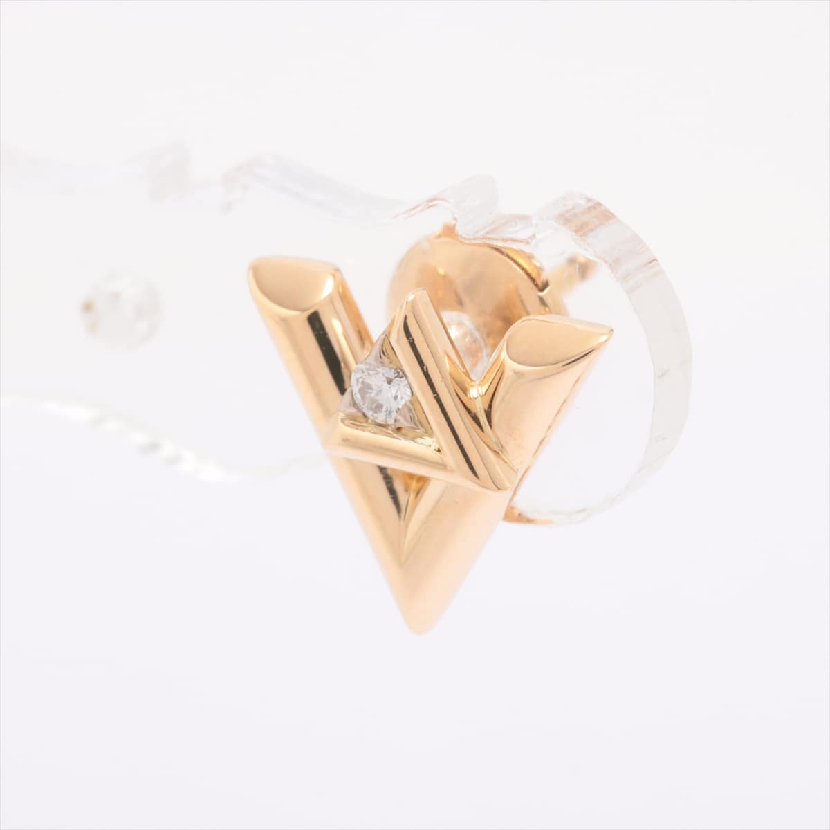 Louis Vuitton Puz LV Vault Wang diamond Piercing jewelry 750(YG) 1.8g