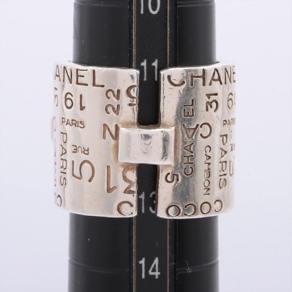 Chanel Logo rings 925 17.2g Silver