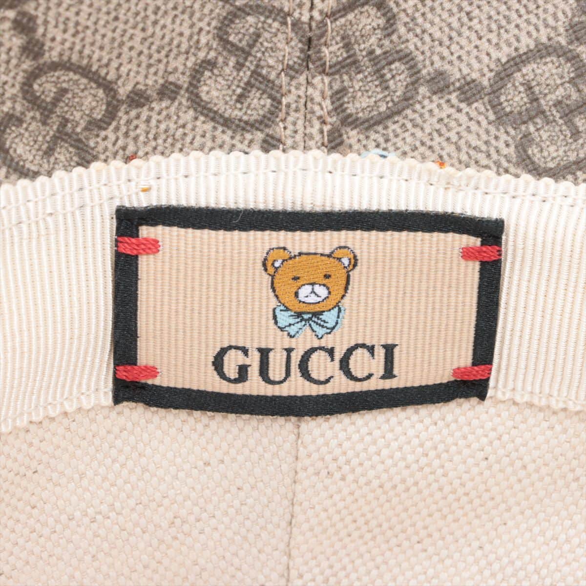Gucci GG Supreme Hat PVC Beige KAI Bear