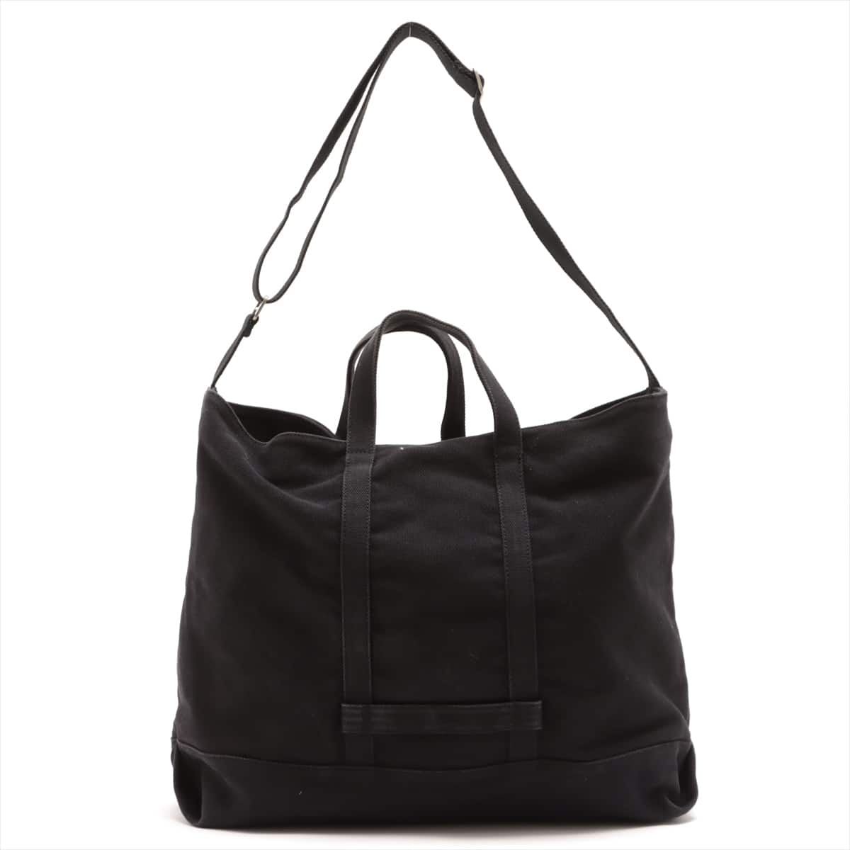 Off-White canvas 2way shoulder bag Black