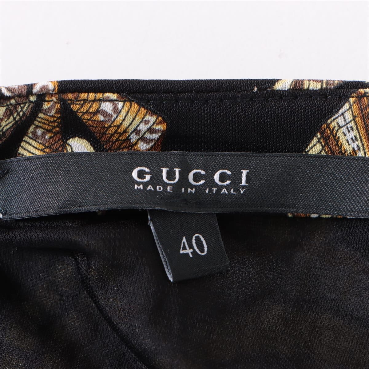 Gucci Rayon Dress 40 Ladies' Black