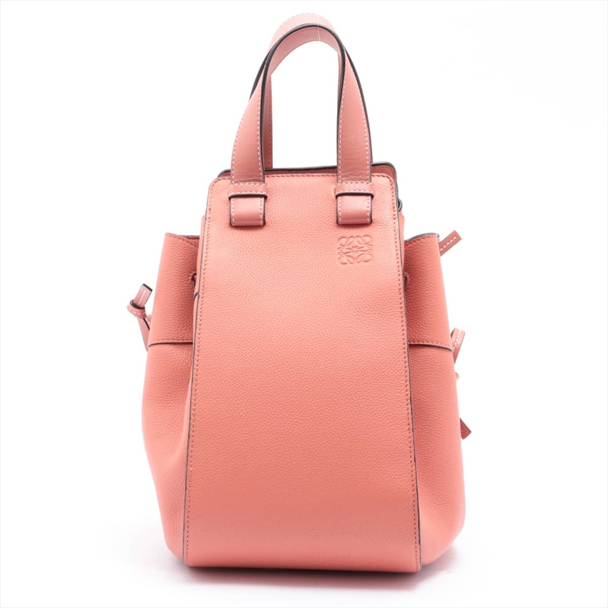 Loewe Hammock Drawstring small Leather 2way handbag Pink