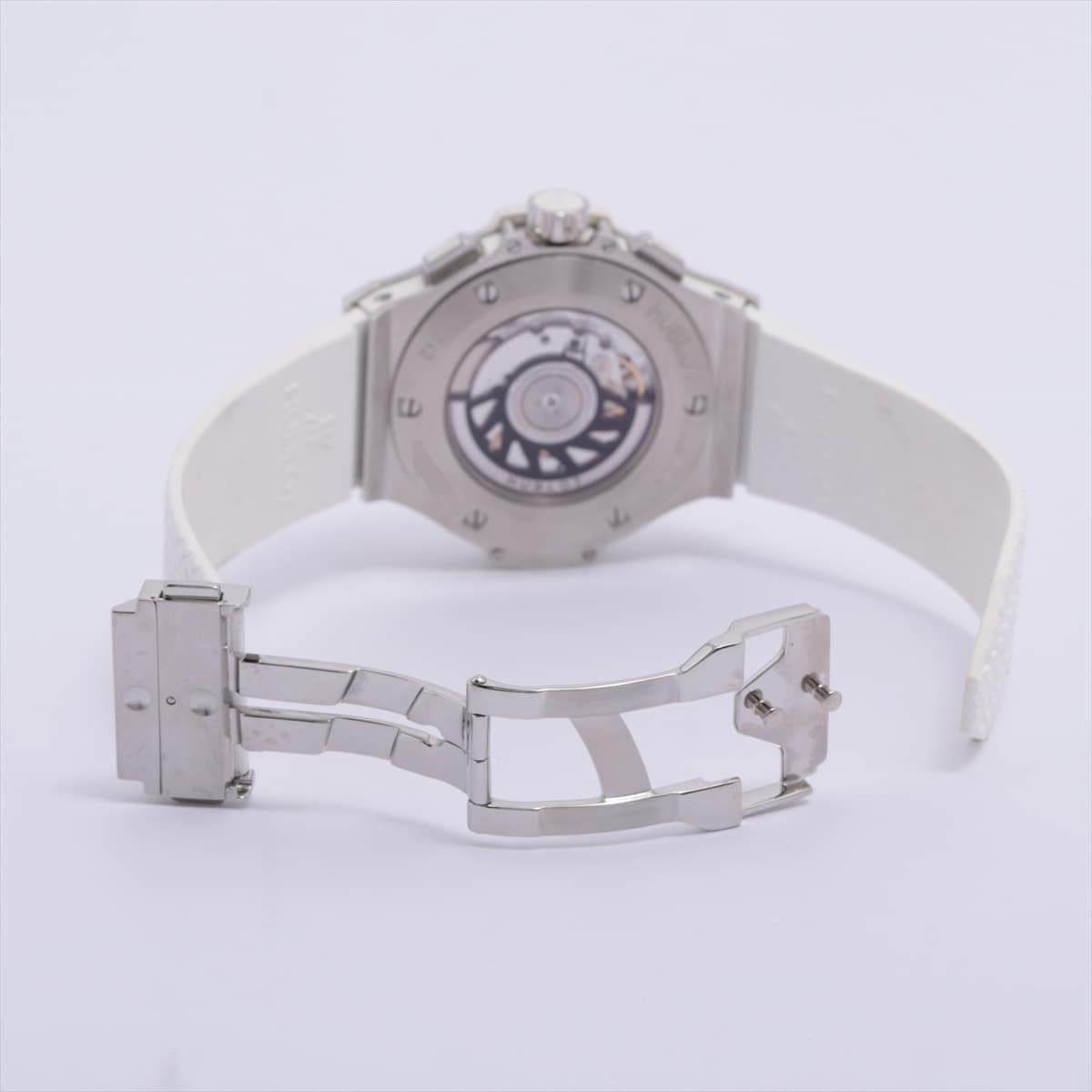 Hublot Big bang 342.SE.230.RW.114 SS & rubber AT White-Face Watch strap with a scent of perfume