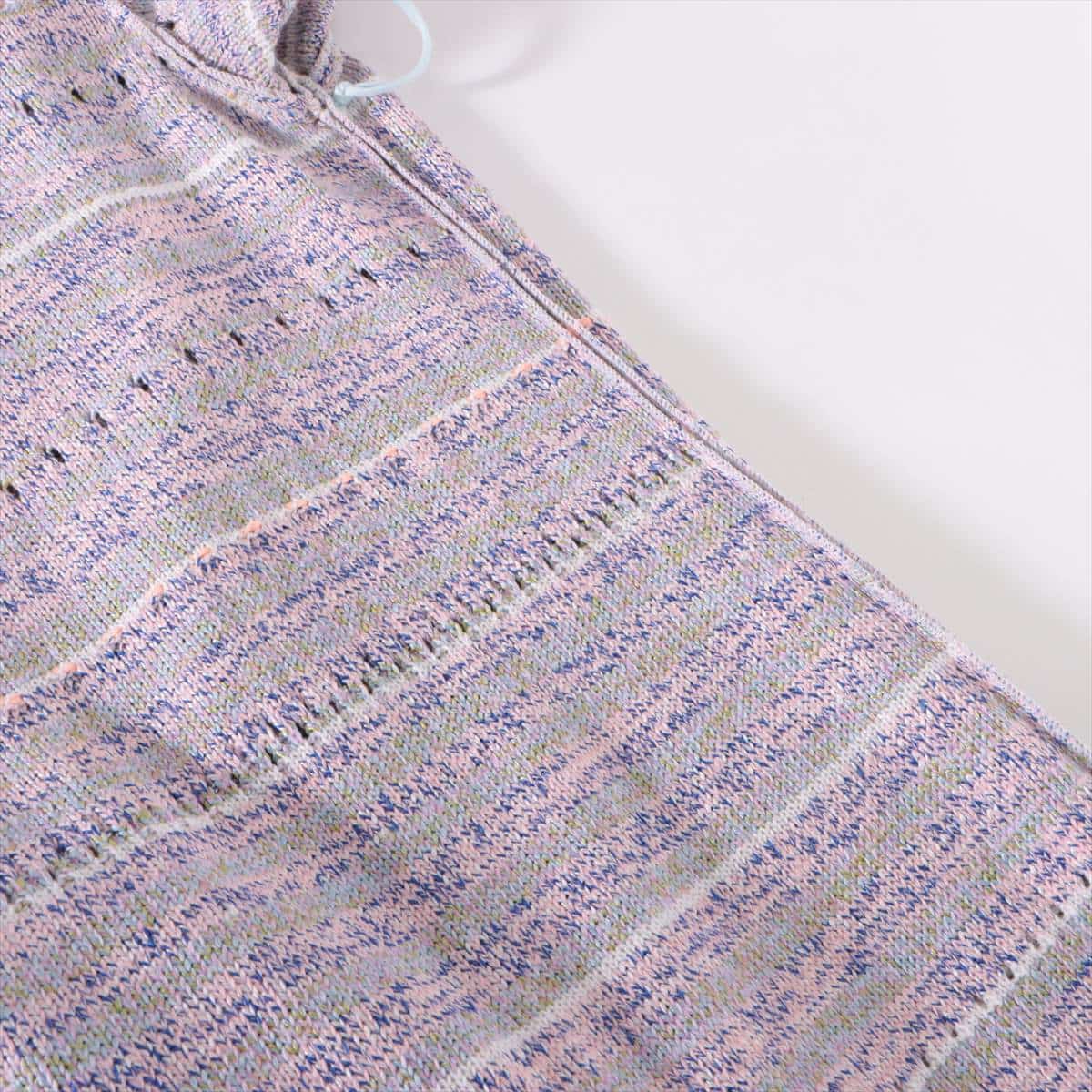 Chanel Coco Button P58 Tweed Knit dress 38 Ladies' Multicolor