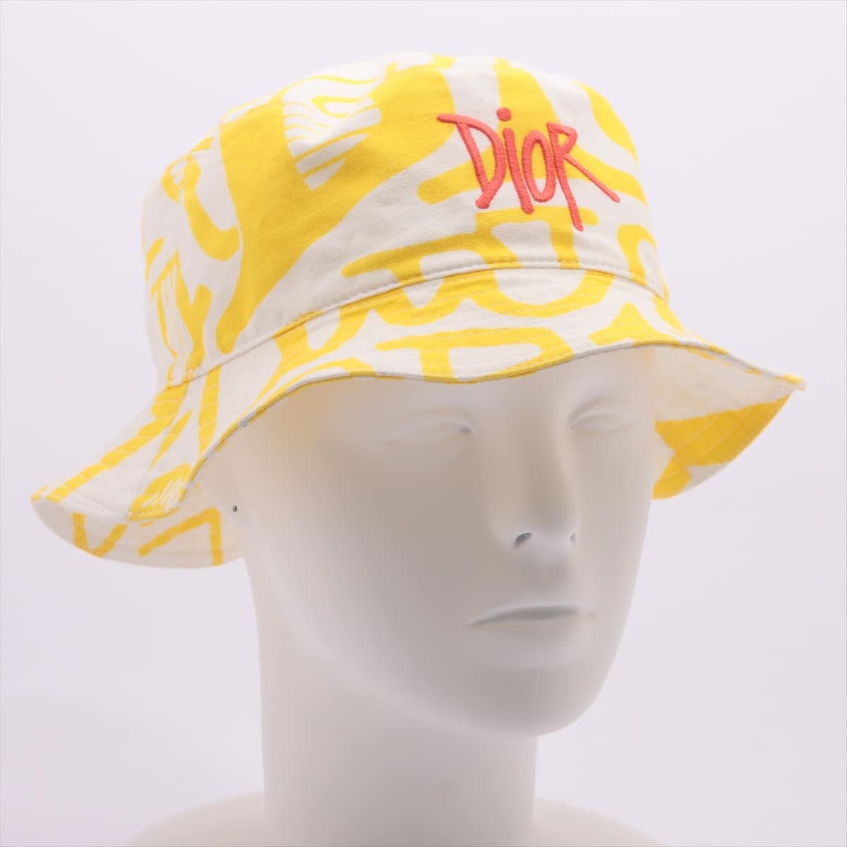 Dior x Stussy Hat Cotton Yellow