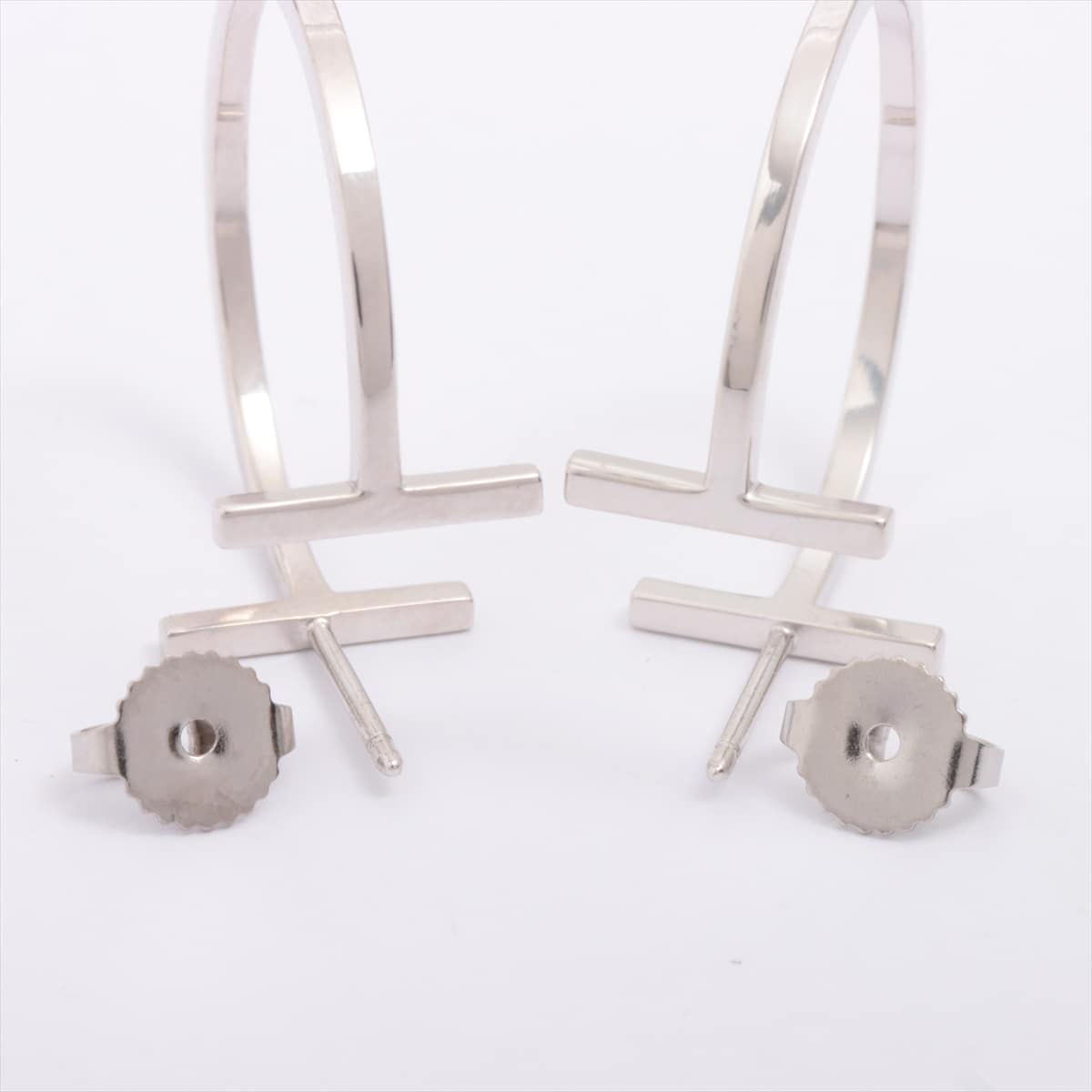 Tiffany T Wire Hoop Piercing jewelry 750(WG) 5.0g