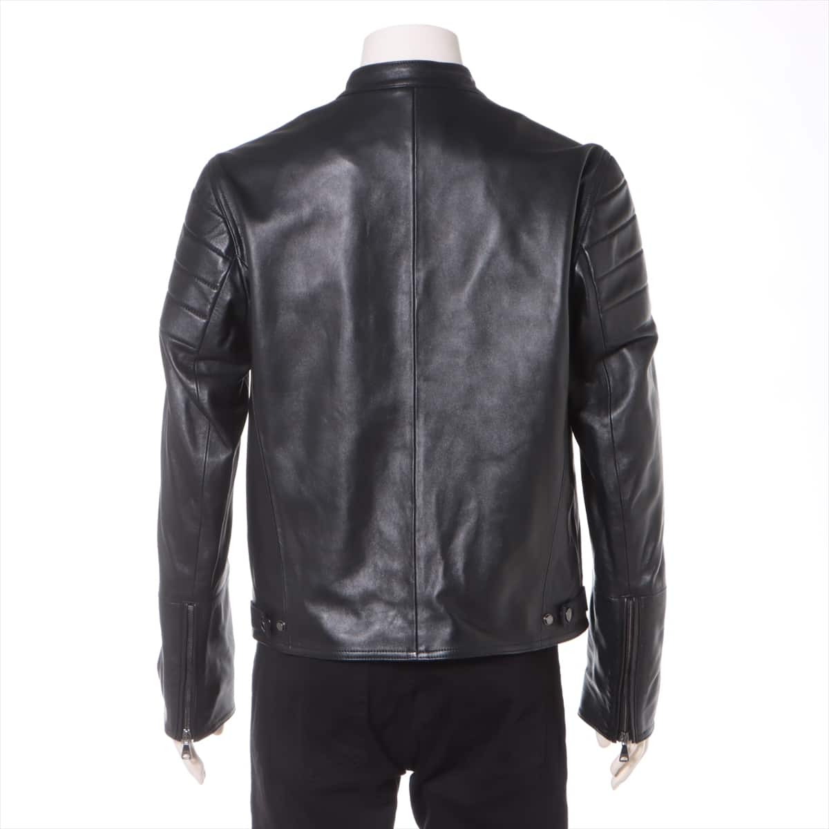 Emmeti Lambskin Leather jacket 52 Men's Black