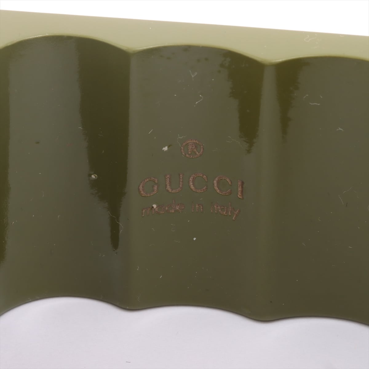Gucci Bangle Plastic Green