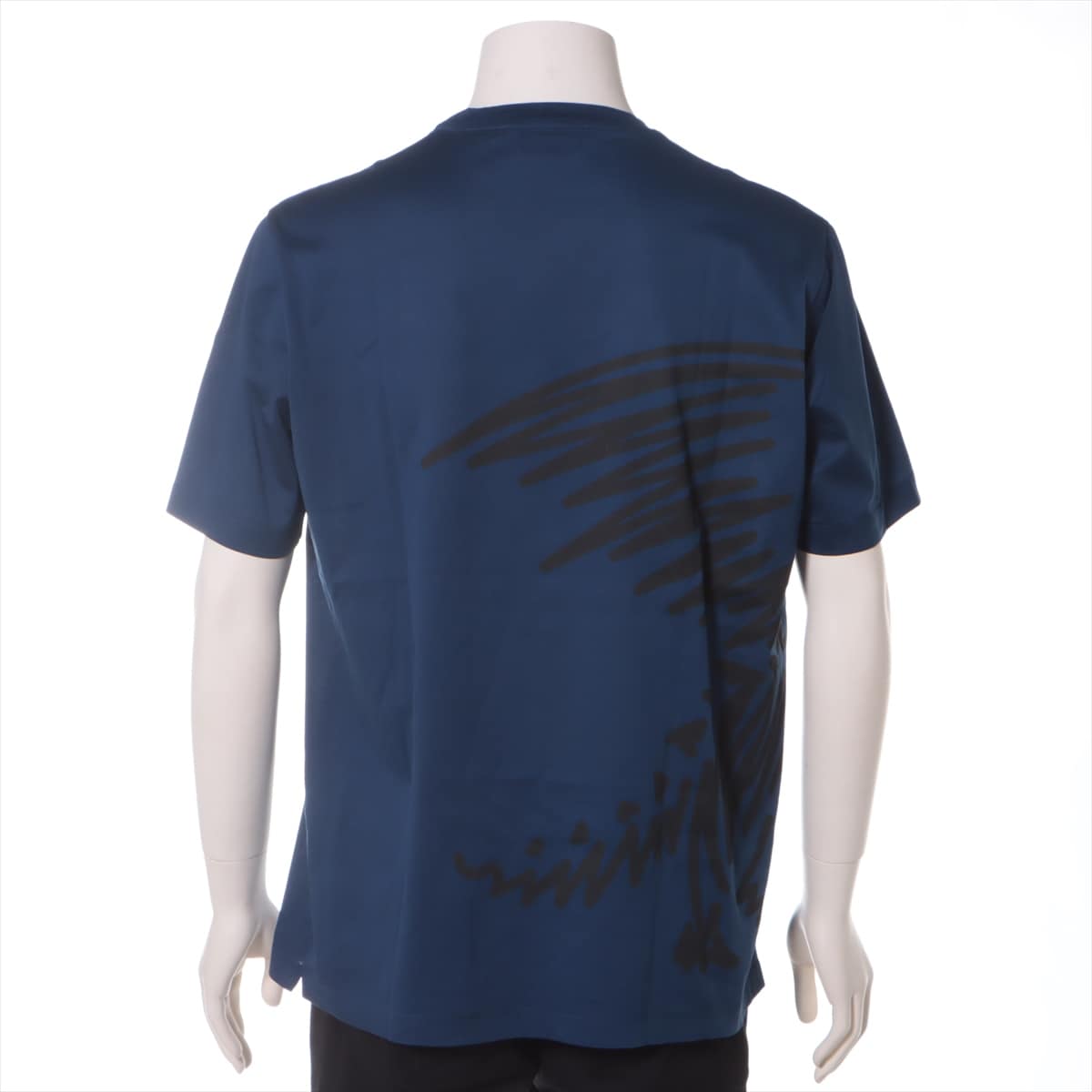 Hermès Cotton T-shirt L Men's Blue