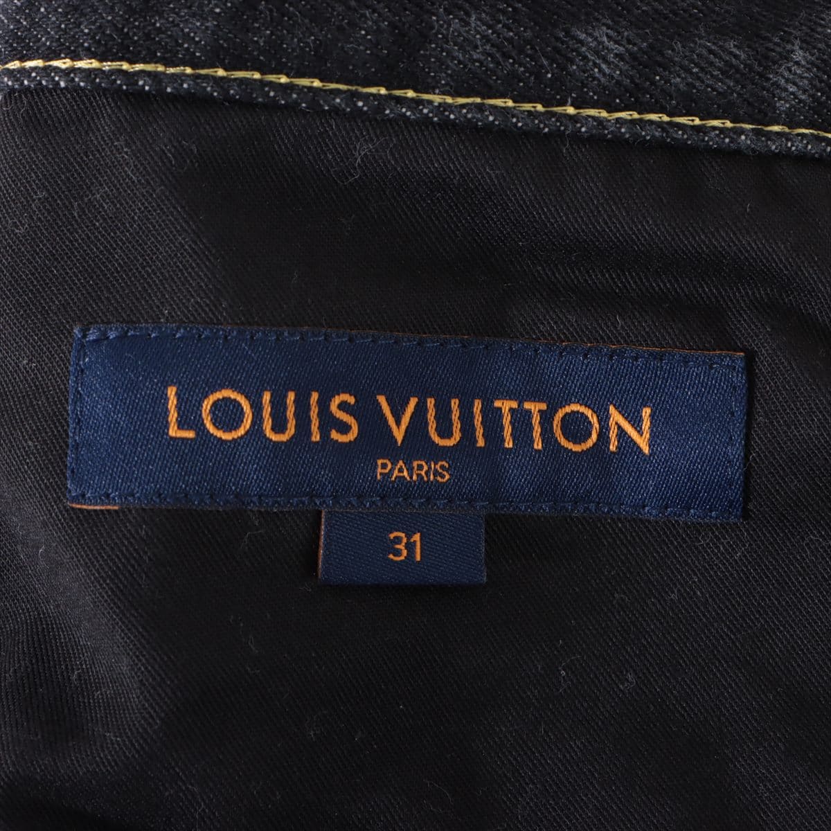 Louis Vuitton x NIGO 22SS Cotton Denim pants 31 Men's Black  RM221M