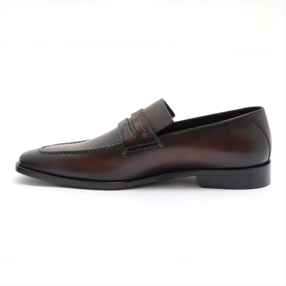 Berluti Andy Leather Loafer 8.5 Men's Brown Patine