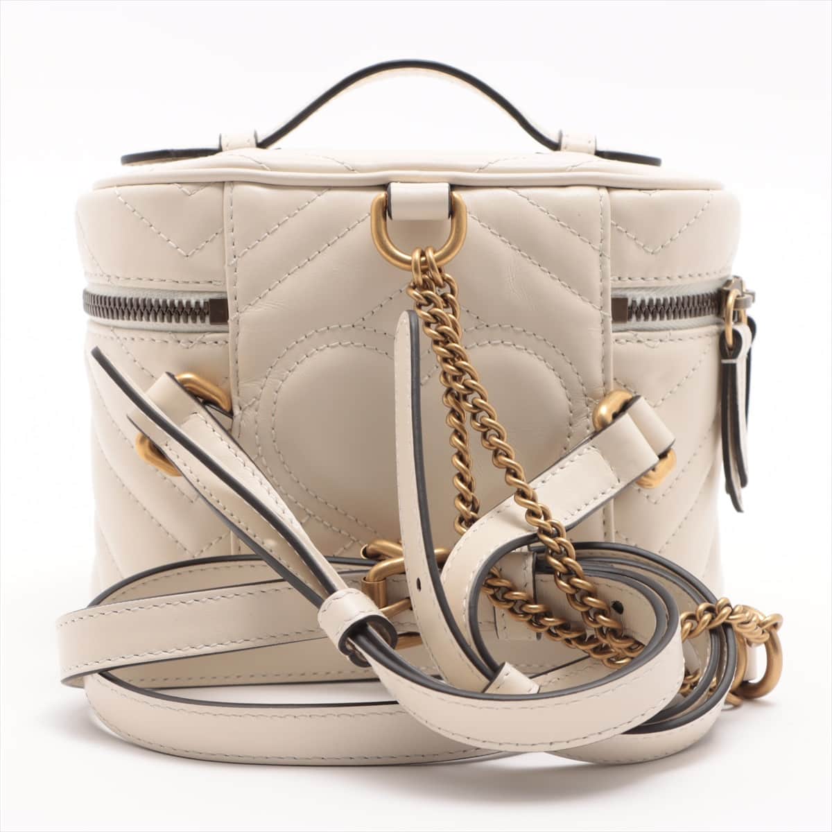 Gucci GG Marmont Leather Backpack White 598594