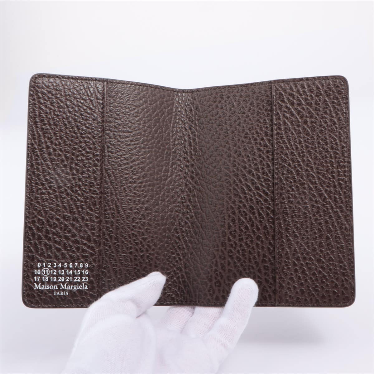 Maison Margiela 4 stitches Leather Notebook cover Brown
