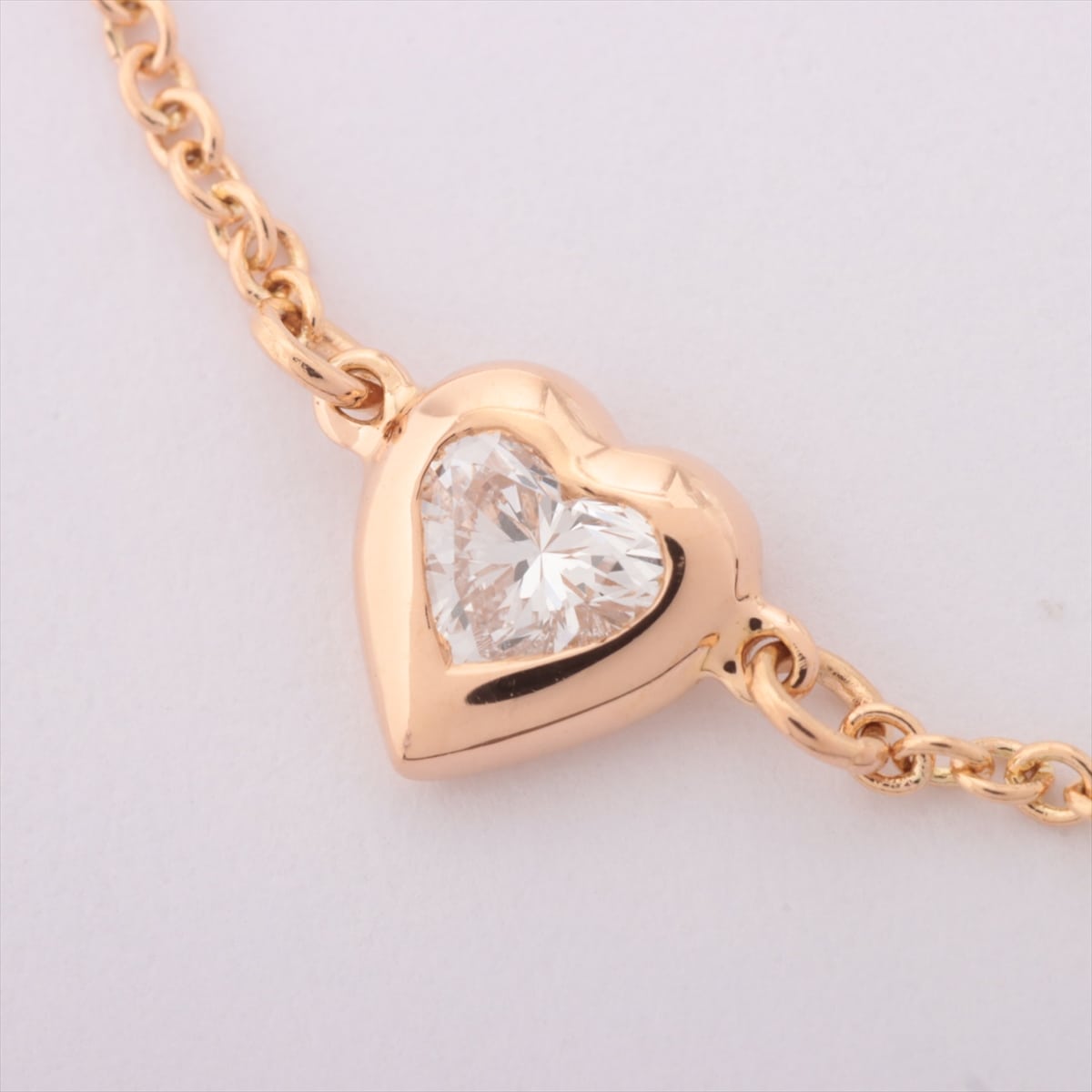 Tiffany By the Yard hearts diamond Bracelet 750(PG) 1.3g